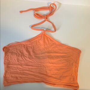 Orange/peach Halter Top